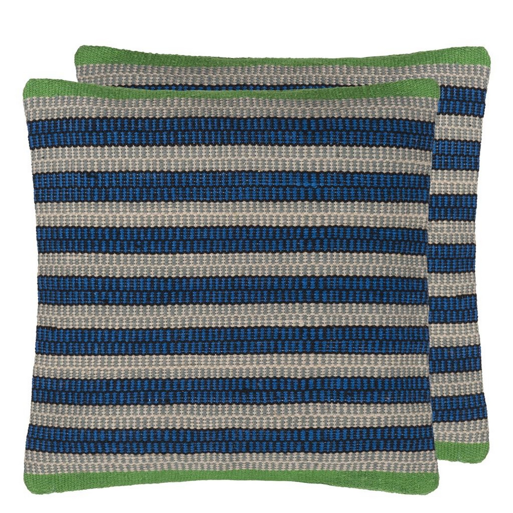 Muara Indoor Outdoor Cushion By Designers Guild In Cobalt Blue